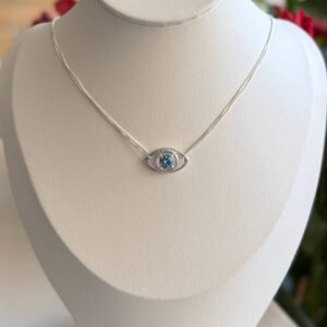 Collar en Plata de Topacio London Blue Ref252001