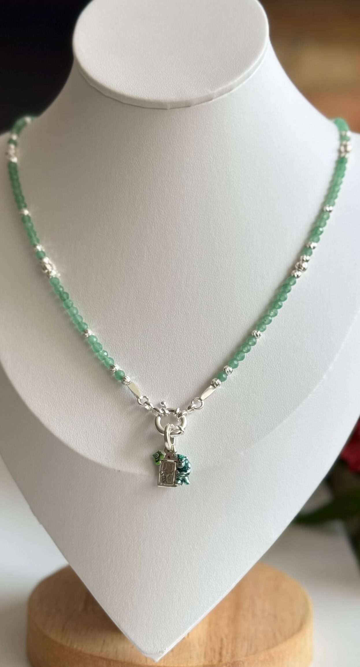Collar de Jaspe y plata Ref.252002 - Imagen 2
