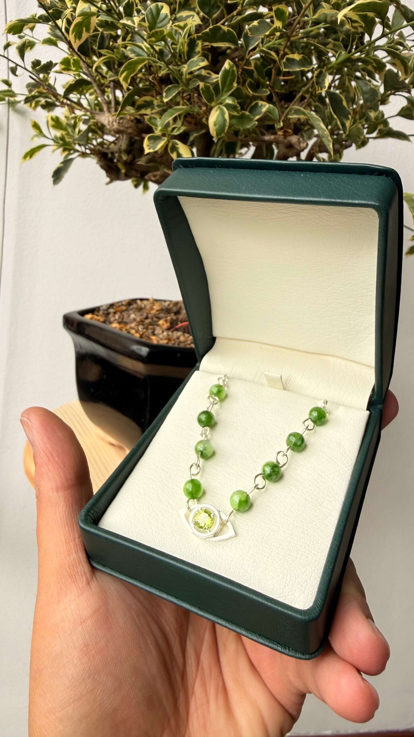 Pulsera Peridoto y Agatas Verdes Ref264002