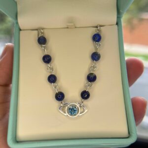 Pulsera Topacio London Blue y Lapislazuly Ref.264003