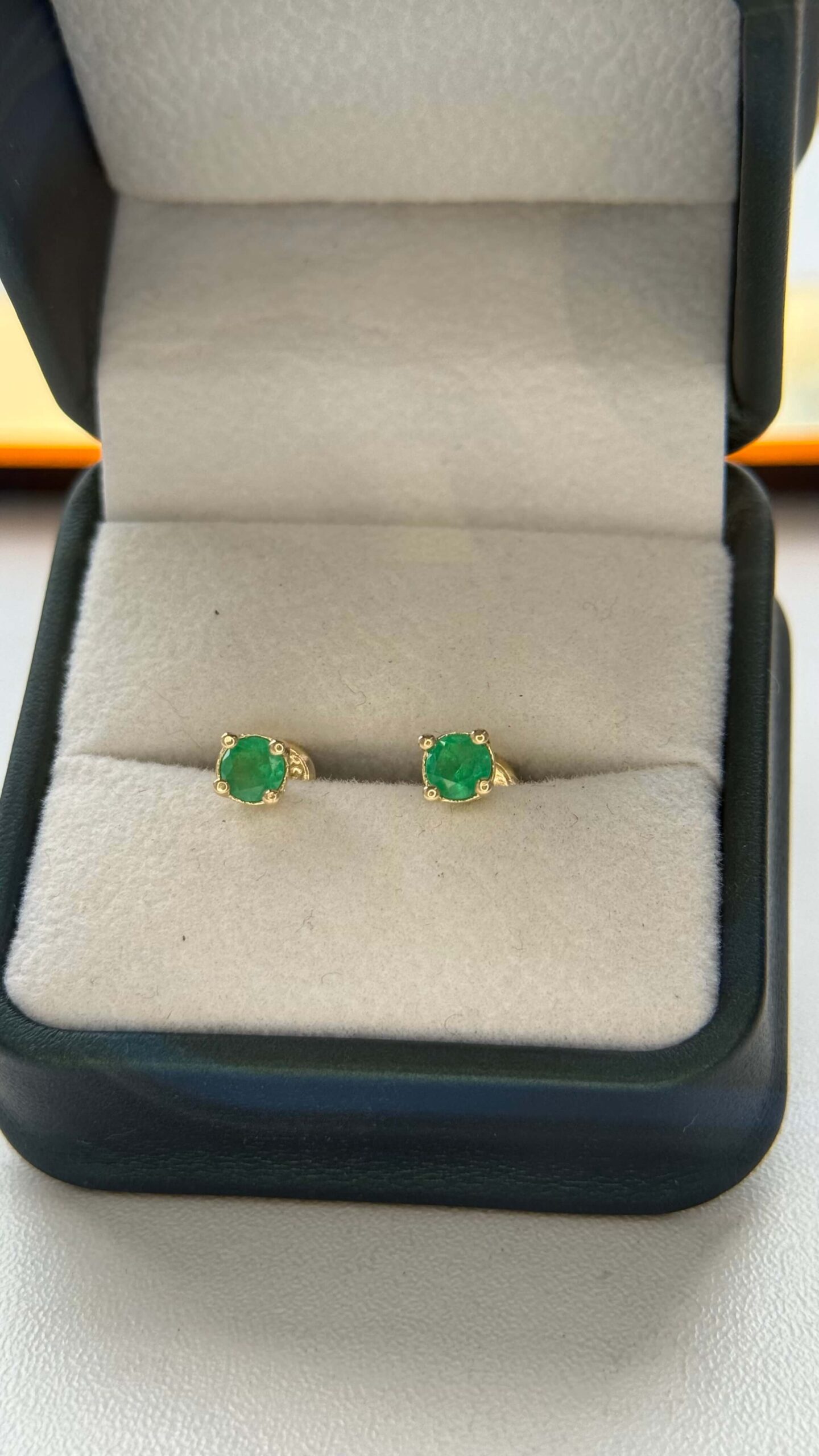 Aretes de Esmeralda 4.3mm Ref262002 - Imagen 2